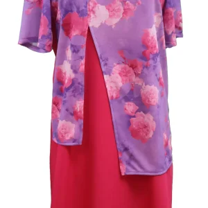 Robe Adaptée Style 1-4060 Couleur Rose