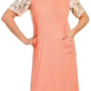 Robe Adaptée Rose/Melon