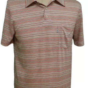 Polo Adapté Style 1-6189 Couleur rayé rouge