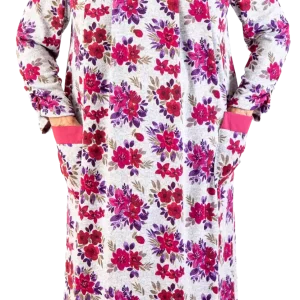 Robe Adaptée 2-4001 Fleuri Rose