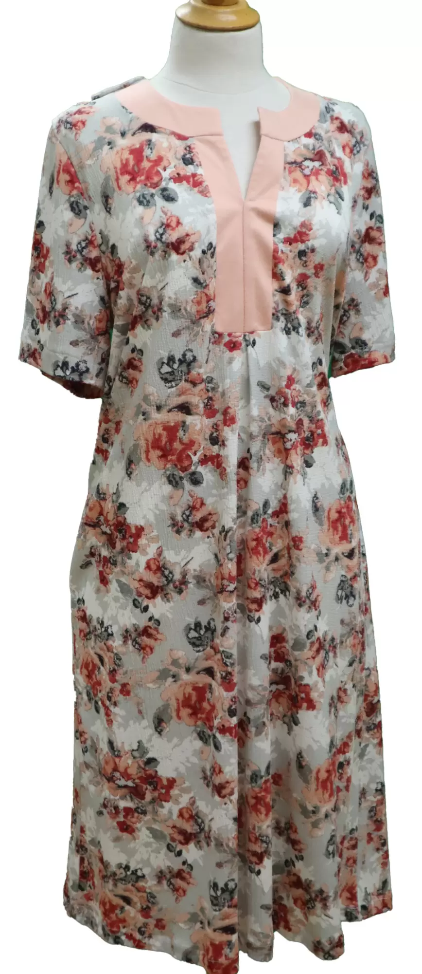 Robe Adaptée Style 21-4701 -Saumon-