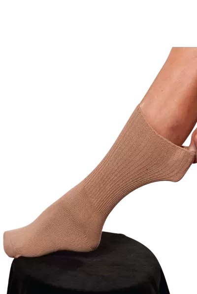 Bas Doux en Bambou Beige