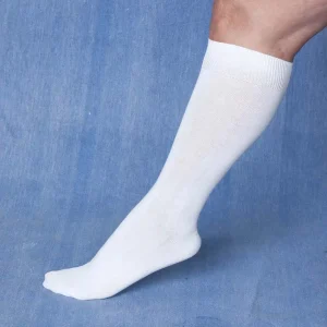 Bas genou blanc