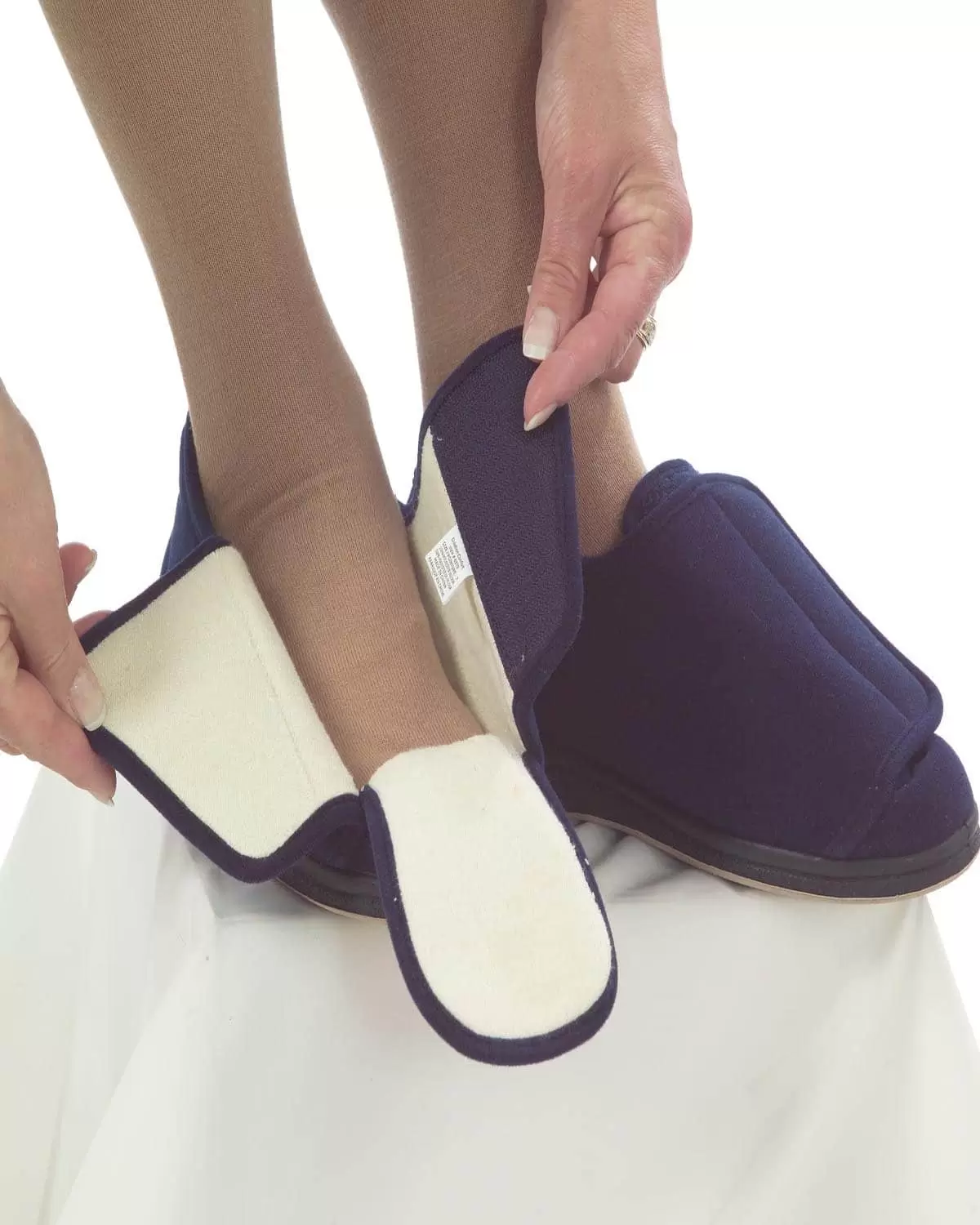 Pantoufles Unisexe Marine – Image 2