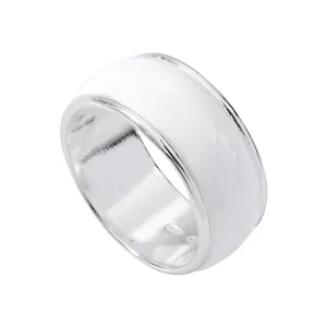 Bague Email Blanc Grace