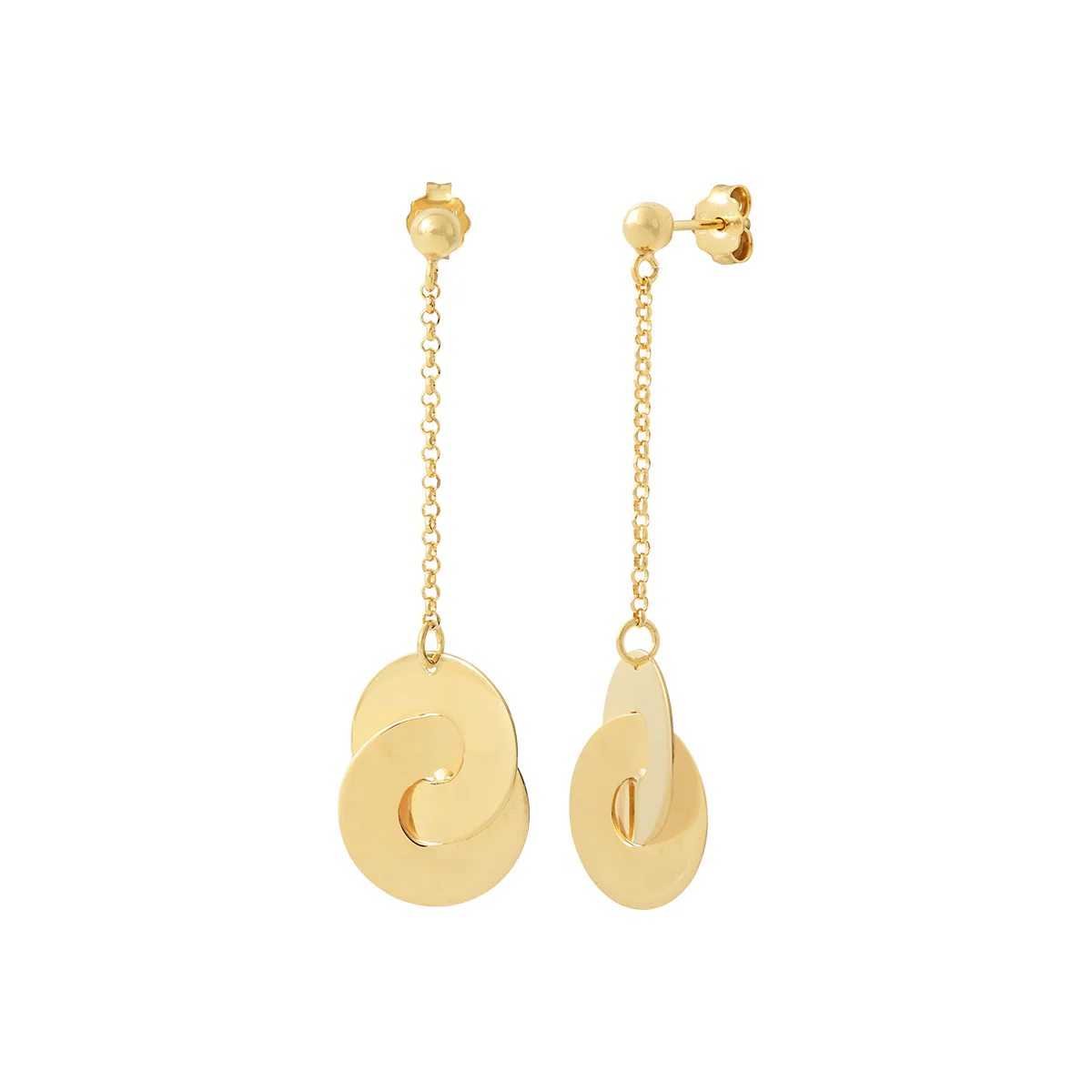 Boucles d'Oreilles Longues Disco – Image 3