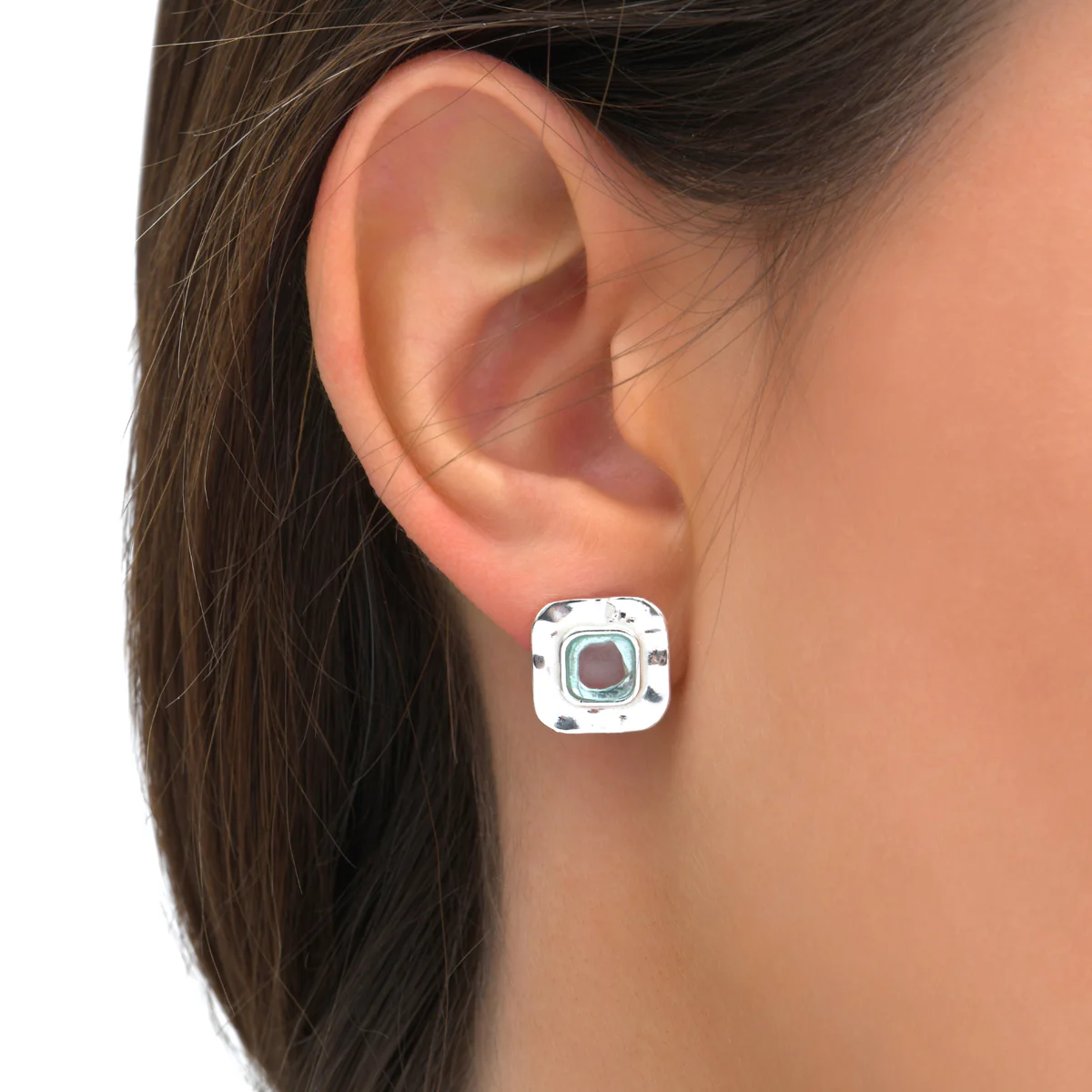 Boucles d'oreilles Côme Argent – Image 2