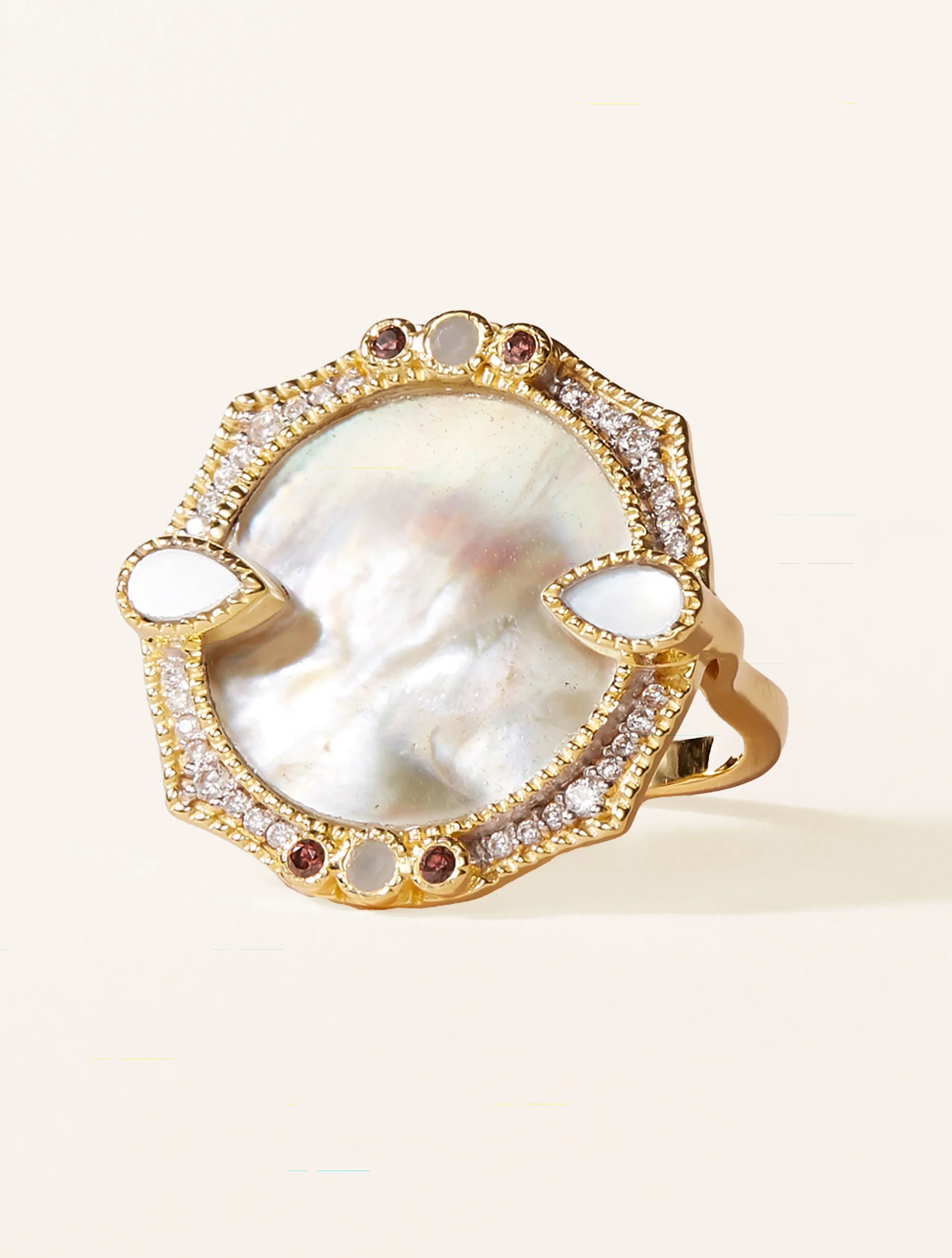 Bague Janih - Nacre