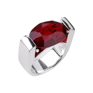 Bague Joséphine Rouge Rubis