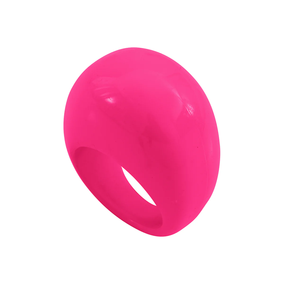Bague Lara en Lucite rose – Image 5