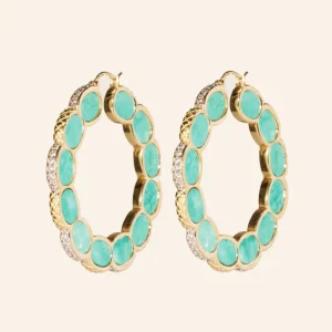 Boucles d'oreilles Amara - Turquoise
