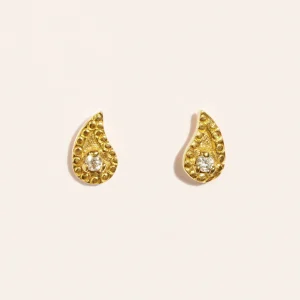 Boucles d'oreilles Livna - Zircons Blancs