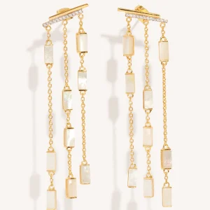 Boucles d'oreilles Mara - Nacre