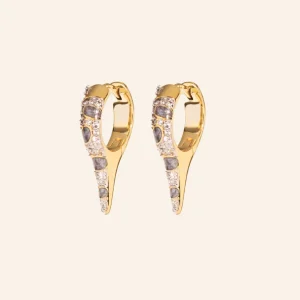 Boucles d’oreilles Ranee - Gris