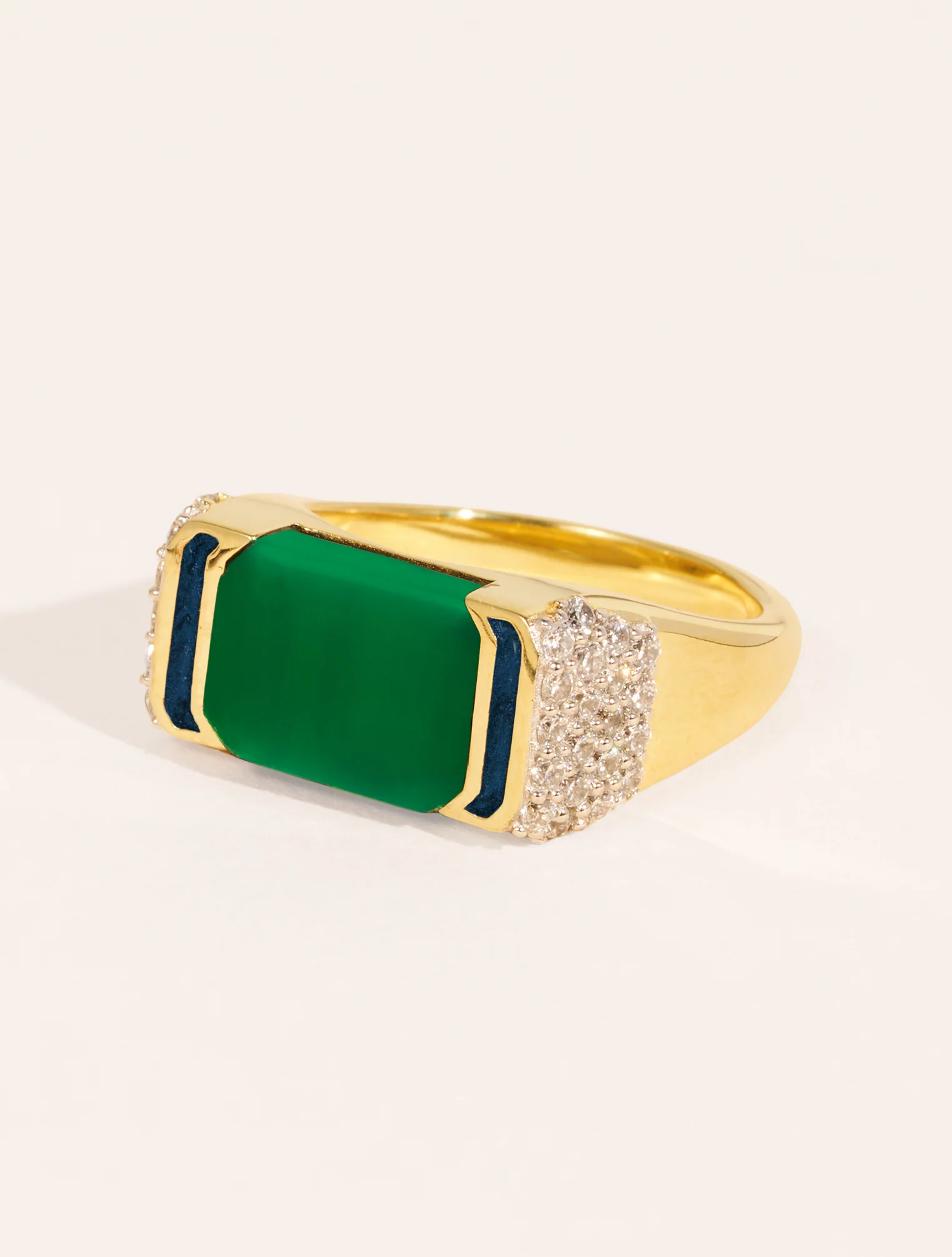 Bague Berry - Onyx Vert