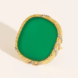 Bague Dona - Onyx Vert