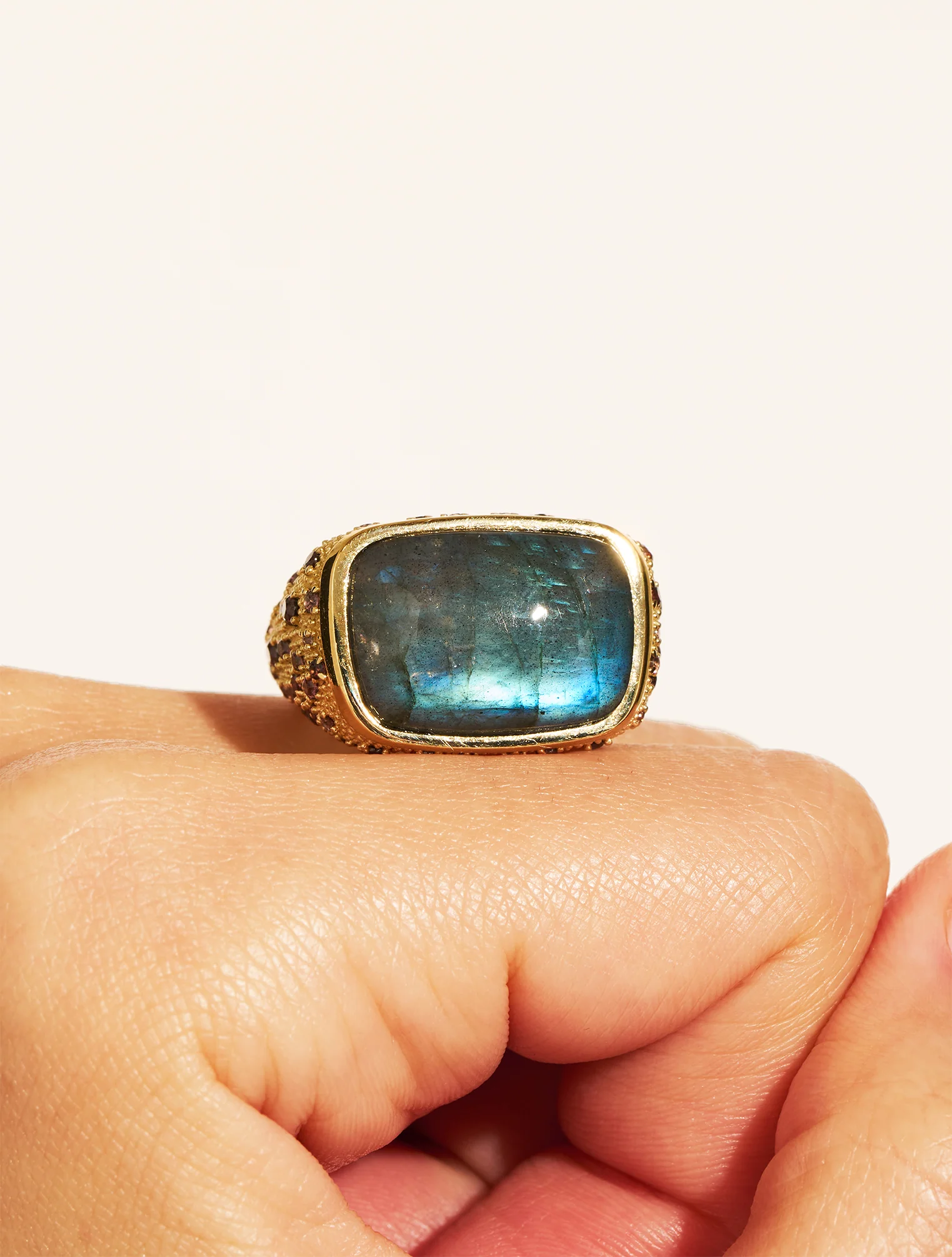Bague Empreinte - Labradorite – Image 5