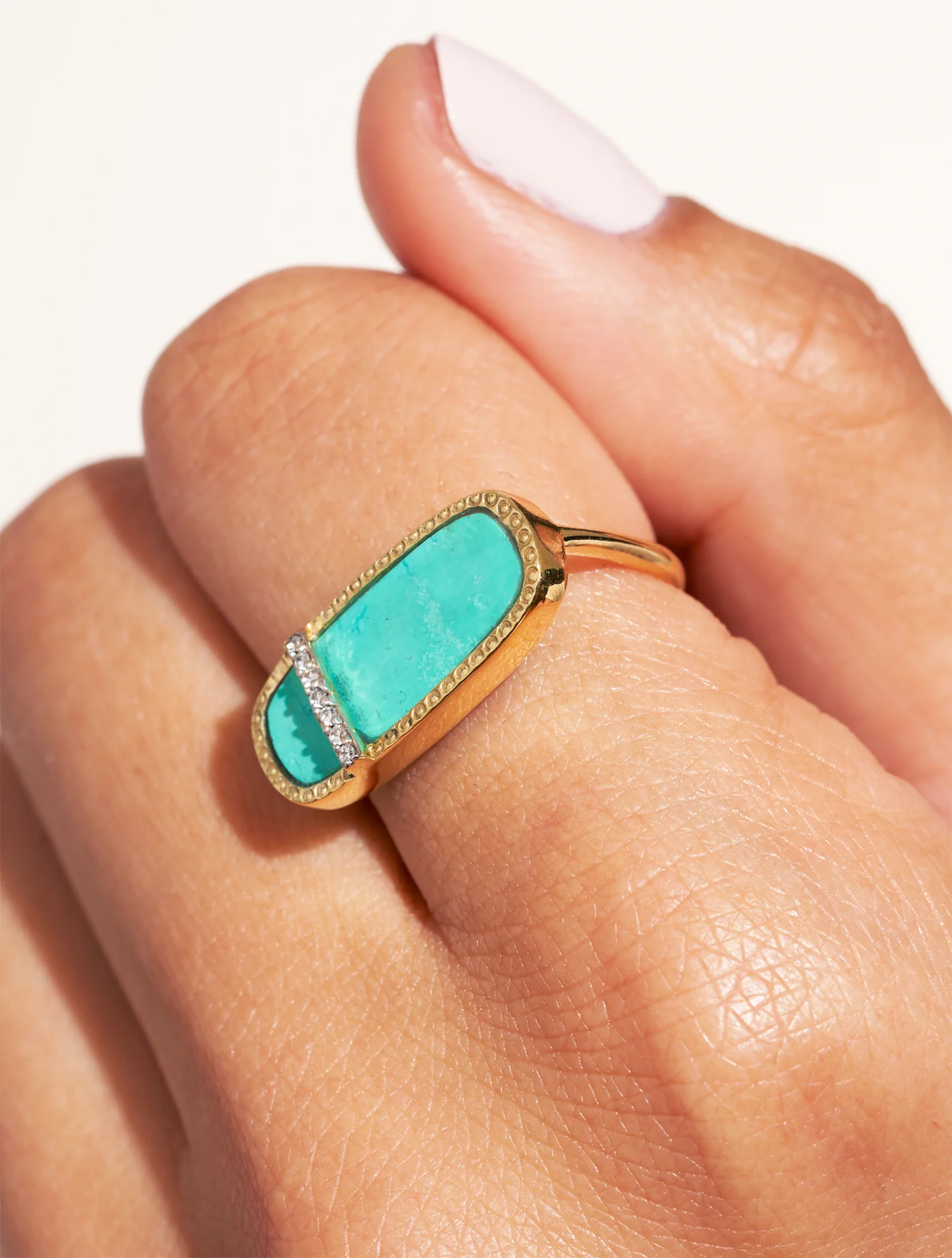 Bague Izy 3 - Turquoise – Image 2