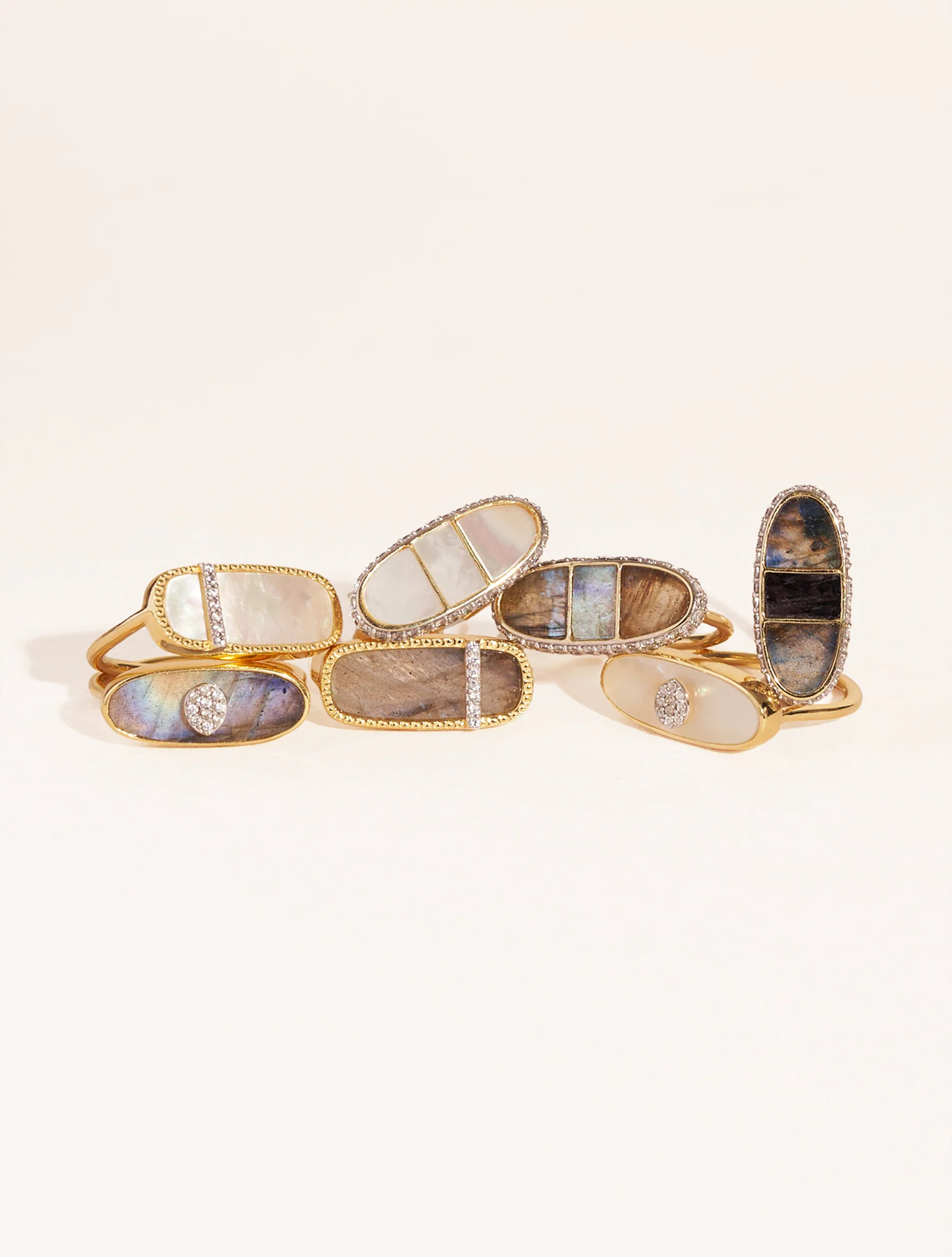 Bague Izy 3 - Labradorite – Image 3