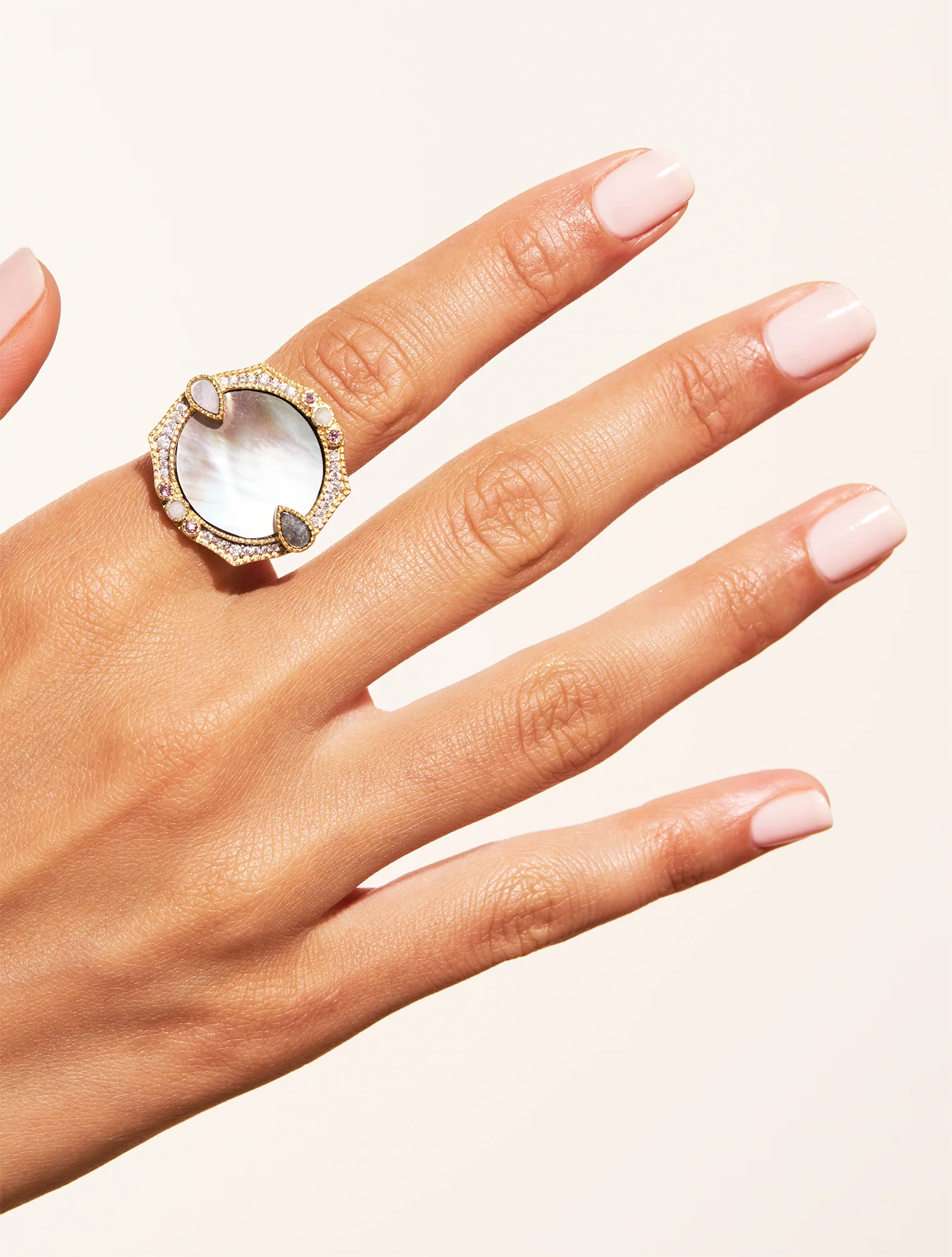 Bague Janih - Nacre Grise – Image 3