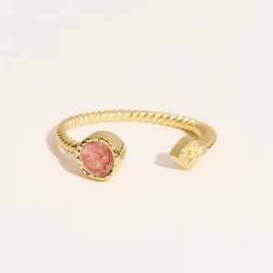 Bague Livy - Quartz Fraise
