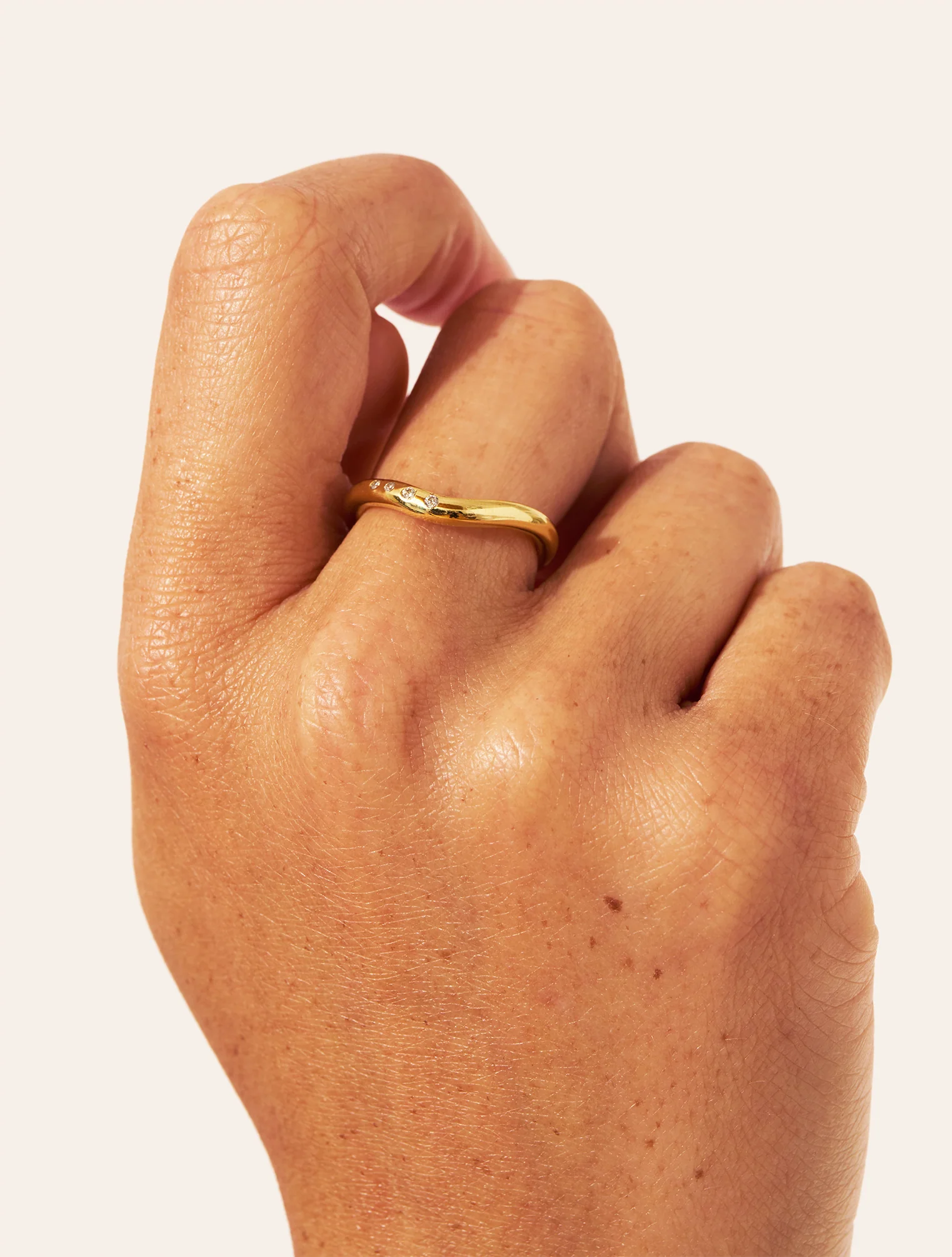 Bague Origine 4 zircons sertis – Image 3