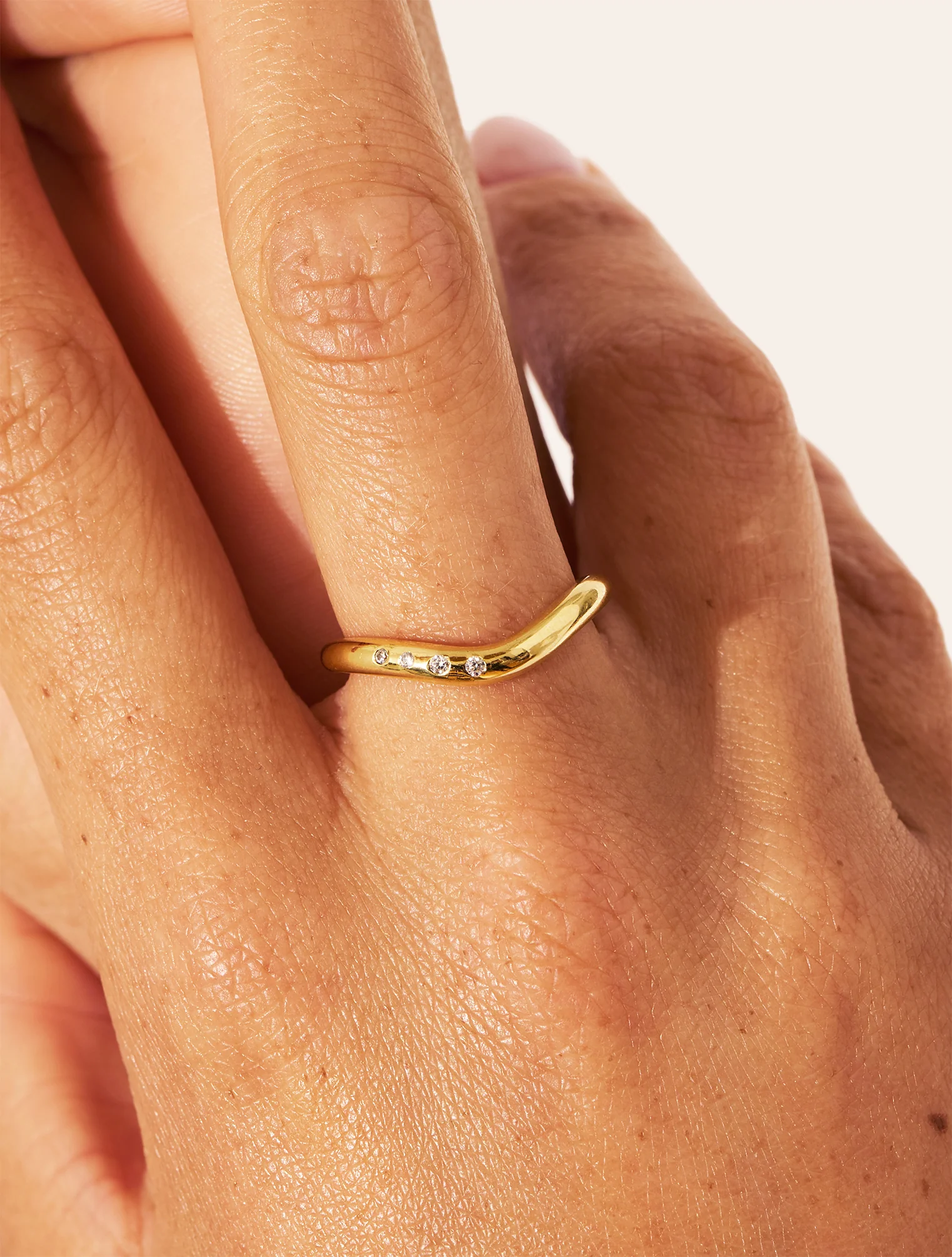 Bague Origine 4 zircons sertis – Image 4
