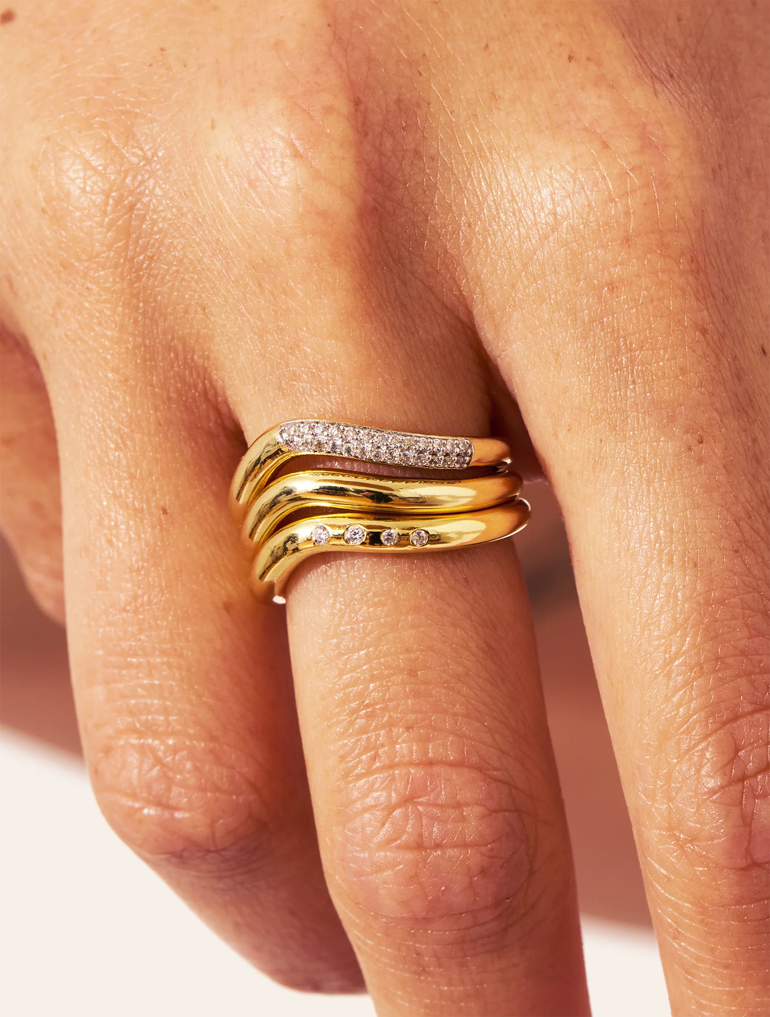Bague Origine 4 zircons sertis – Image 5