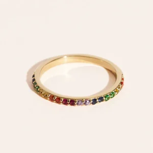 Bague Rheya - Zircons multicolors