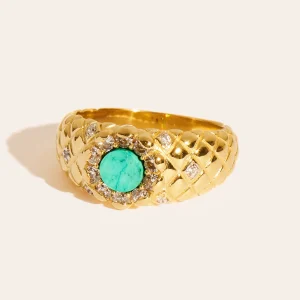 Bague Rive D'or - Turquoise