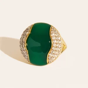 Bague Vertige - Onyx vert