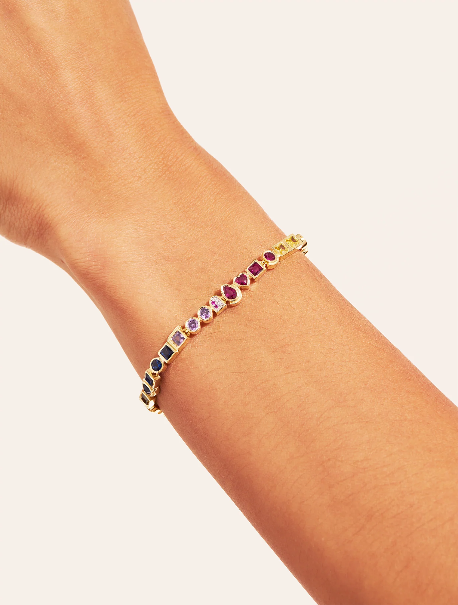 Bracelet Rivière - Zircons multicolores – Image 2