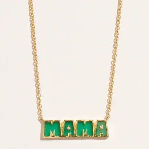 Collier Mama - Onyx Vert