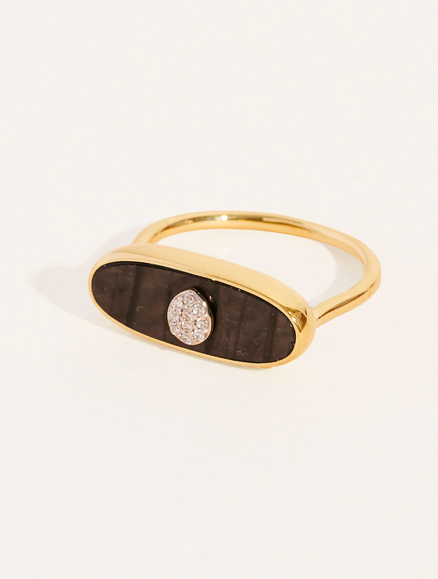 Bague Izy 2 - Onyx Texturé