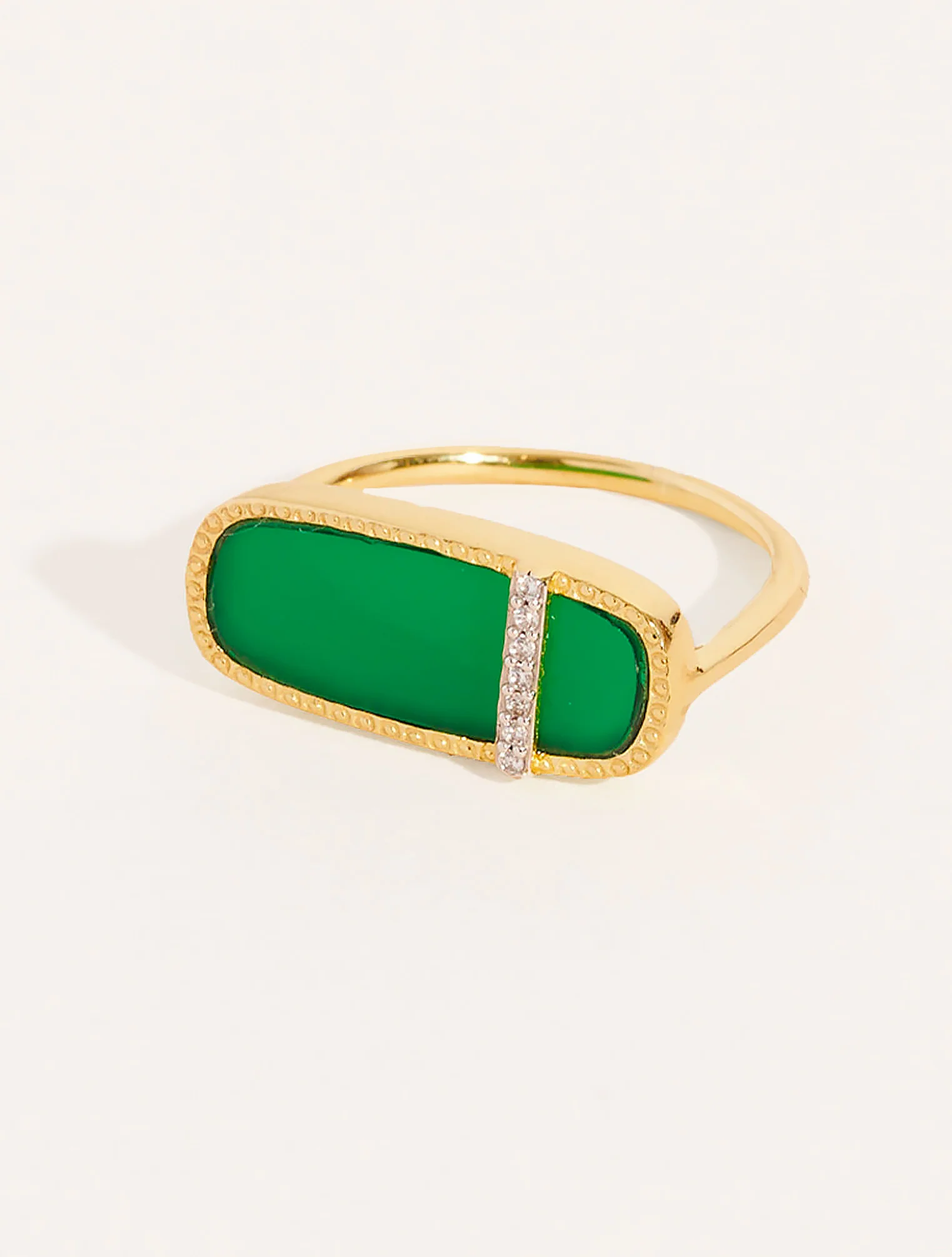 Bague Izy 3 - Onyx Vert