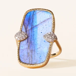 Bague Sangha - Labradorite