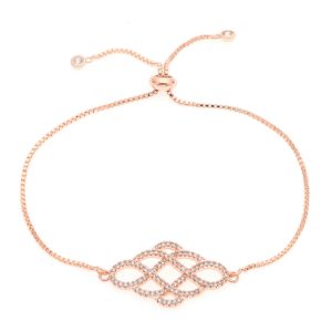 Bracelet de mariée or rose