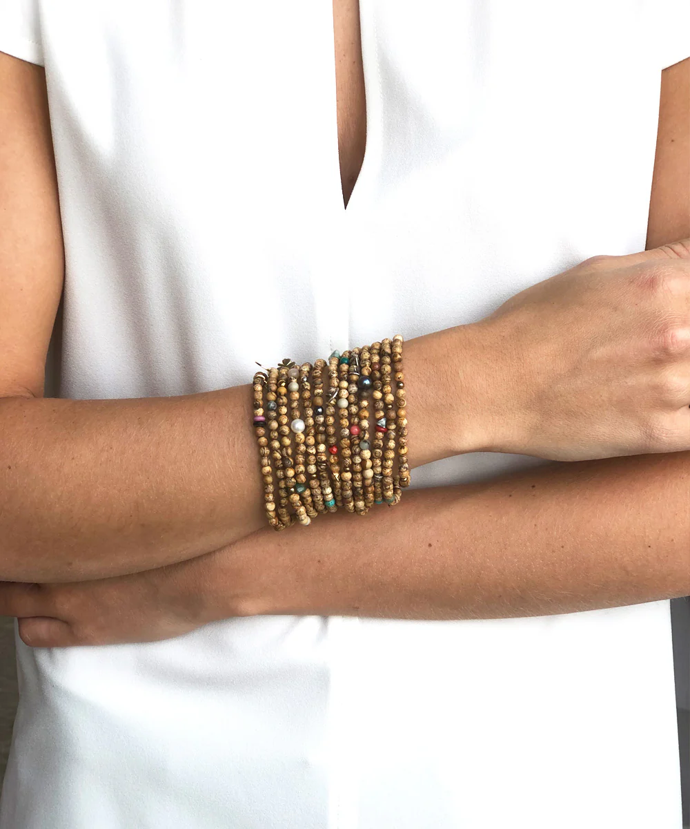 Bracelets jaspe et charms Lucky 13 - Lara Curcio Jewelry – Image 2