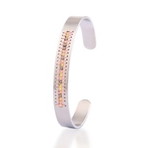 Bracelet jonc argent femme
