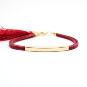 Bracelet femme rouge