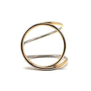 Bracelet manchette cercle - Editions LESSisRARE Bijoux