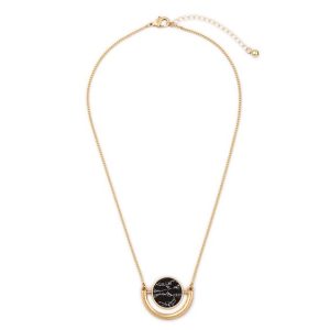 Collier femme tendance noir