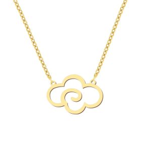 Collier fantaisie femme- pendentif nuage
