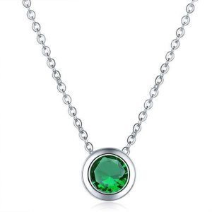 Collier fantaisie vert