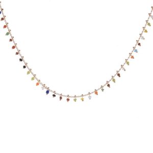 Collier multicolore femme