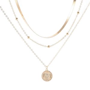 Collier multirangs chaîne satellite