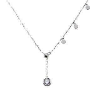 Collier pampilles en argent plaqué or