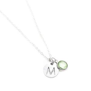 Collier femme personnalisé – médaille