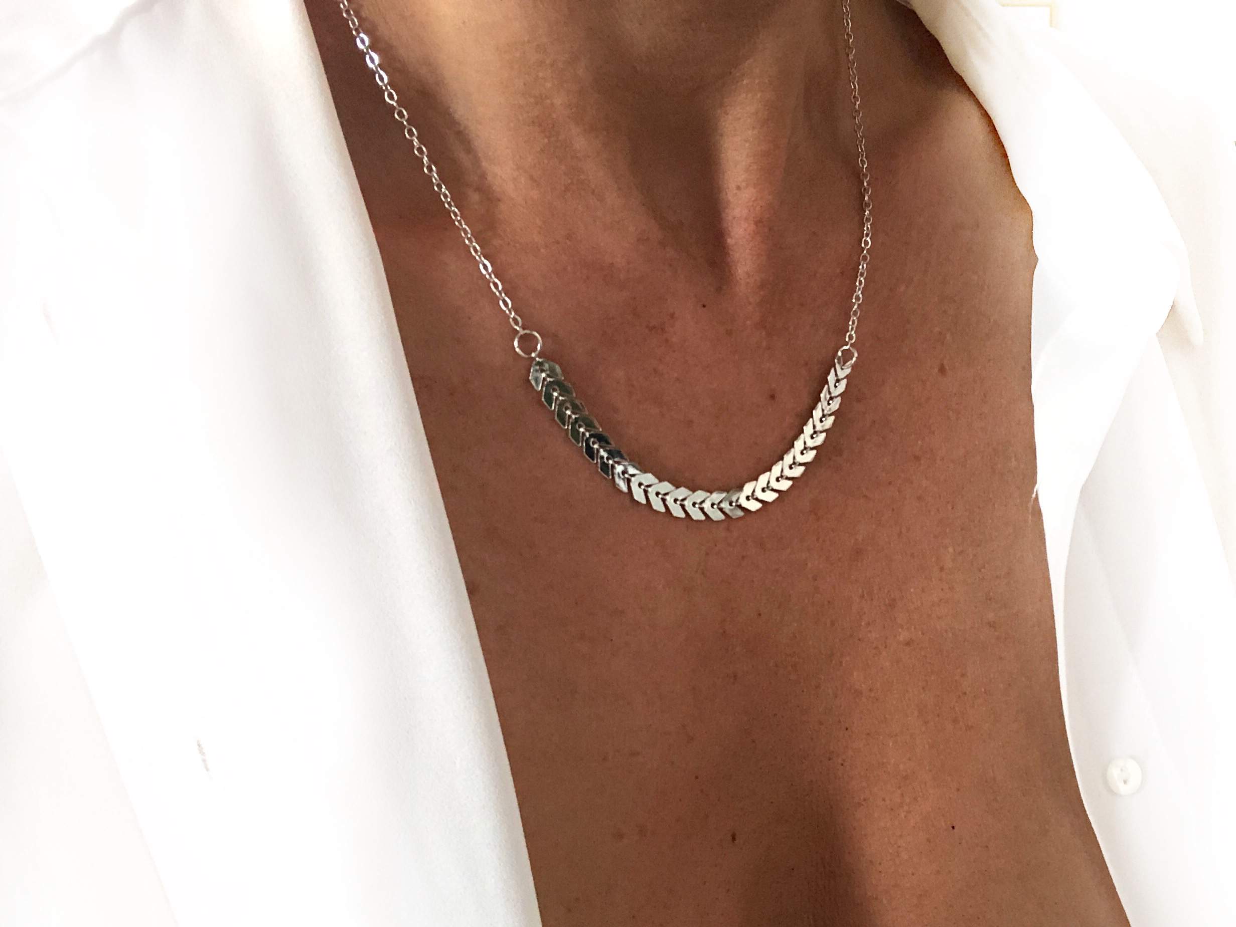 Collier tendance 2024- argenté