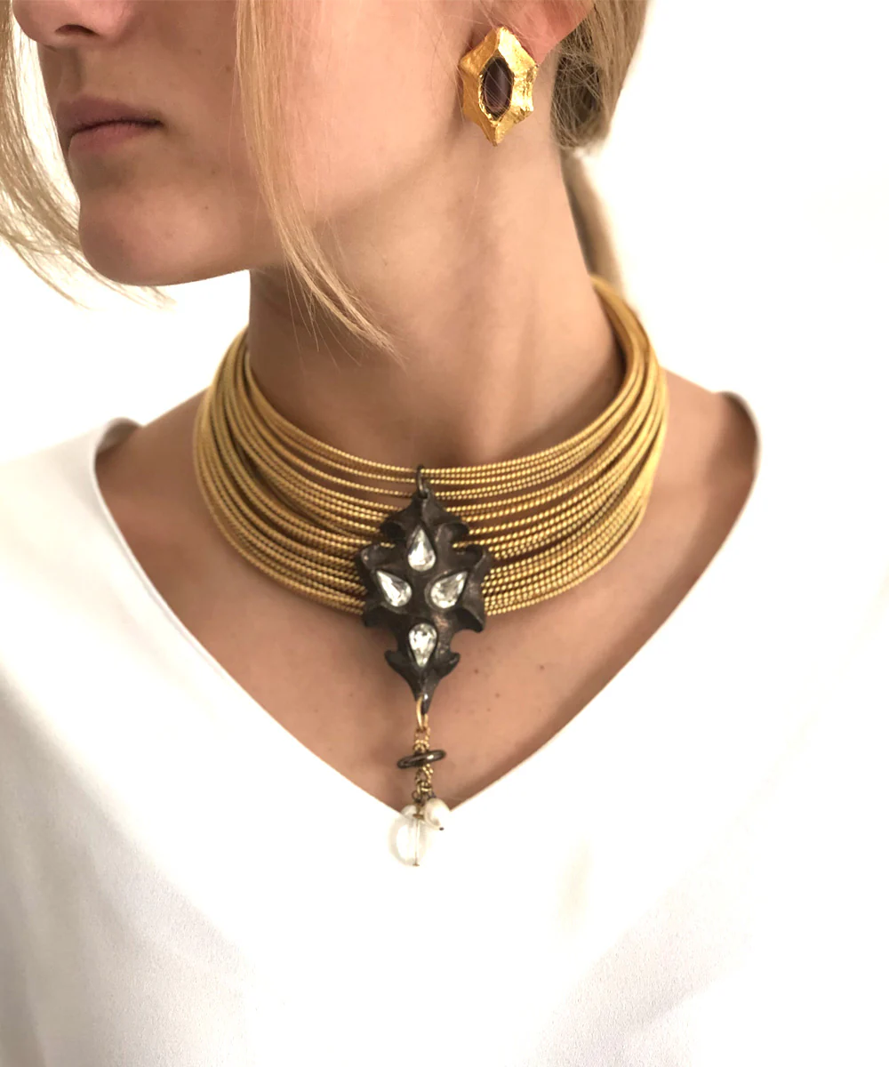 Collier torque plastron Sultane - Carole Saint Germes – Image 3